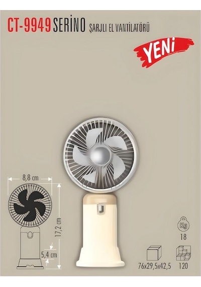Cata Ct-9949 Serino El Vantilatörü