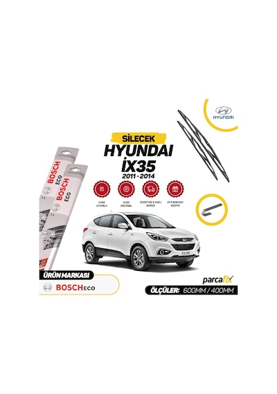Hyundai İx35 Bosch Eco Silecek Takımı 2011-2014