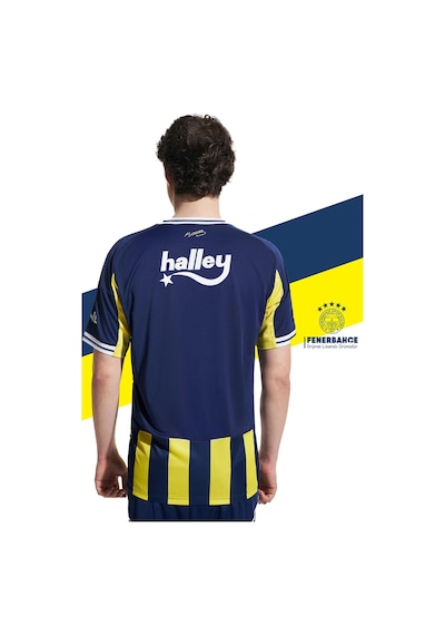 Fenerium Fenerbahçe Lisanslı Kişiye Özel 2025/26 Çubuklu Yeni Sezon Forma Lacivert - Sarı