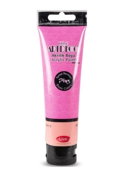Plus Akrilik Boya 100ml Tüp 430 Pembe