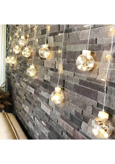 Gün Işığı Salkım Led Işık Büyük Top Salkım Işık Top Led Işık Yılbaşı Işığı Yılbaşı Süsleme Işığı Gün Işığı