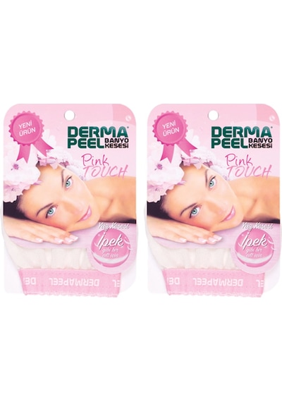 Dermapeel Pink Touch Yüz Kesesi 2'li Beyaz
