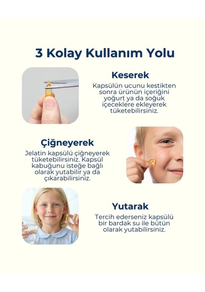 Nua Dha 500 Omega-3 İçeren Takviye Edici Gıda 60 Kapsül ﻿