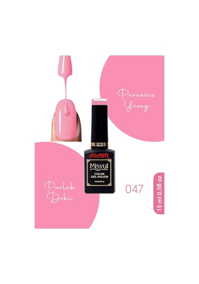 Adanil 15 ML Misyul Profesyonel Kalıcı Oje No:047