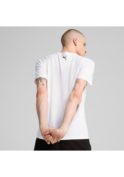 Puma Tad Tech Triblend Tee Erkek Tişört Beyaz