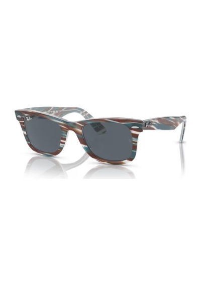 Ray-Ban Rb 2140 1407r5 50 Wayfarer Change Unisex Dikdörtgen Çok Renkli Kemik Güneş Gözlüğü Çok Renkli