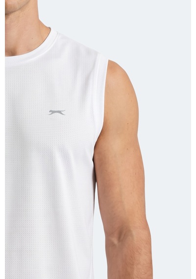 Slazenger Herofıt Erkek Kolsuz Beyaz Atlet