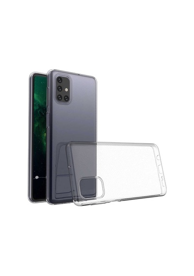 Galaxy M51 Kılıf Zore Şeffaf Ince Ve Esnek Süper Silikon Kılıf Renksiz