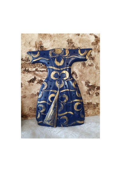 El Yapımı Lacivert Dekoratif Osmanlı Kaftan.