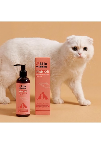 Balık Yağı 200 Ml Kedi Ve Köpekler İçin Omega 3 & 6 İçerikli Deri, Tüy, Eklem Ve Kalp Sağlığı Tamamlayıcı