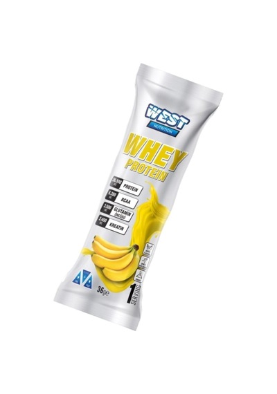36 Gram Tek Saşe Muz Aromalı Protein Tozu Ahududu