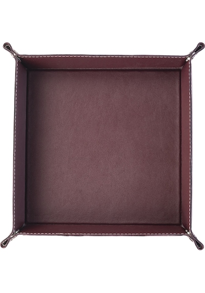 2k Sepet Masa Üstü Organizer Kare 16.5x16.5 CM Siyah