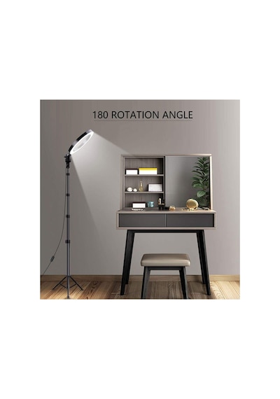 Ring Fill Light Led Işıklı Tripod 10 Inç Halka Youtuber Tiktok Makyaj Işığı Ayaklı Tripot
