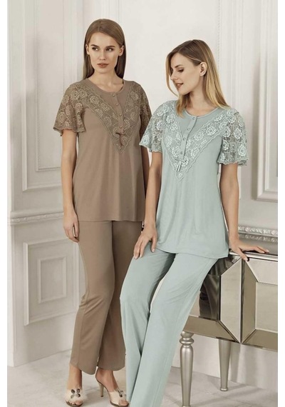 Artış 6201 Kadın Kısa Kollu Pijama Takımı Artış 6201 Kadın Kısa Kollu Pijama Takımı