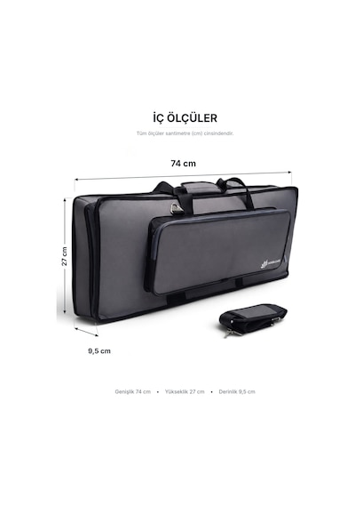 Launchkey Mk4 A-49 Mıdı Klavye Keyboard Orglar Için Uyumlu Soft Case Taşıma Çantası