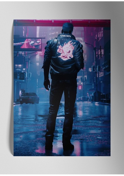 Cyberpunk 2077 Samurai - Metal Poster Tablo