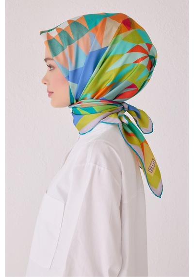Belli Twill İpek Eşarp 20264046dtm 52 Azur