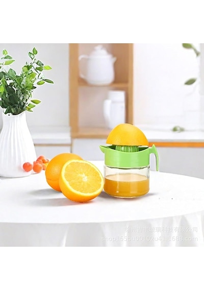 Cam Narenciye Sıkacağı, Plastik Başlıklı, 425ml Kapasiteli Beyaz Diğer