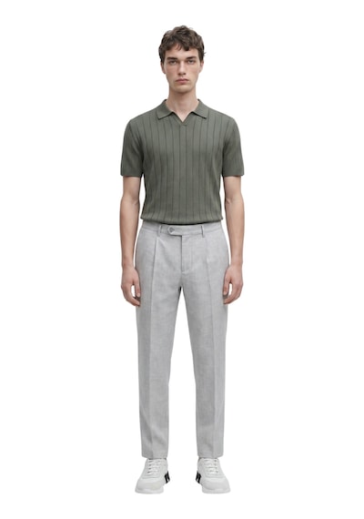 Anthony Jackson Premium Erkek Triko Polo Yaka T-shirt Ravello Haki