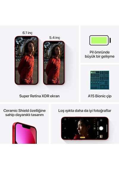 Apple iPhone 13 512 GB (Apple Türkiye Garantili)