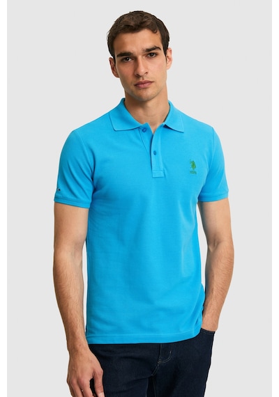 U.s. Polo Assn. Erkek Kobalt Tişört Basic 50322304-vr077
