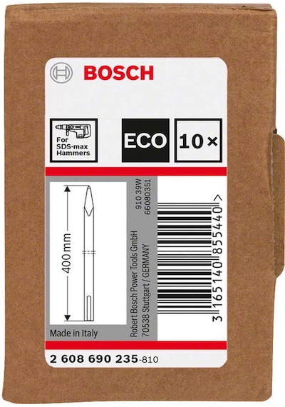 Bosch SDS-Max 400 mm Eko Sivri 10'lu Keski - 2608690235