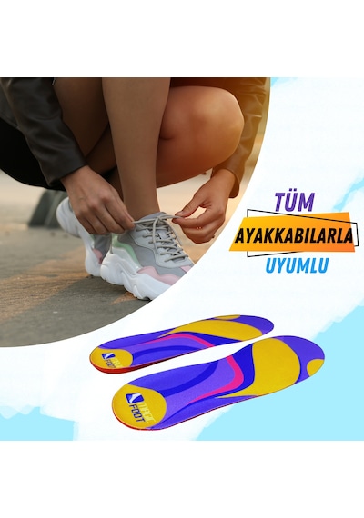 Magicfoot Gelstep Günlük Yürüyüş Tabanlığı - Ortopedik - Koşu, Spor, Yürüyüş - Aktif Yaşam Tabanlık