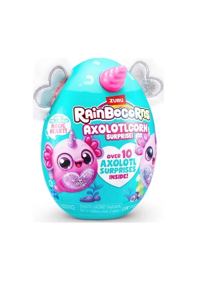 Giochi Preziosi Rainbocorns Axolotlcorn Sürpriz Peluş Rar35000 92120tq1 Beyaz Gri Kalp Tekli Kulak Çok Renkli
