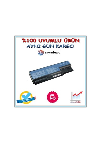 Asya.Depo Acer Uyumlu Aspire 8930G Batarya Pil
