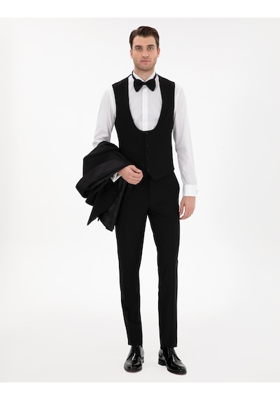 Pierre Cardin Erkek Siyah Smokin 50306221-vr046 Siyah