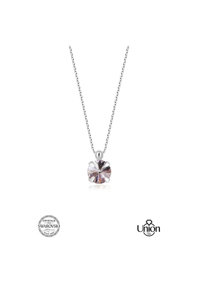 Union Swarovski Crystal Kadın Rivoli Gümüş Kolye