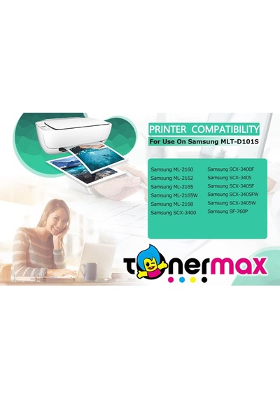 Samsung Mlt-d101s Uyumlu Toner 2'li Paket / Ml-2160 / Ml-2165 / Scx-3400 / Scx-3405 / Sf-760