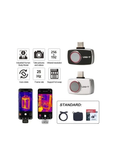 Unit Uti720m 256x192 Android Telefon Termal Kamera