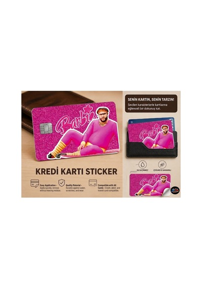Recep Ivedik Kredi, Papara, Tosla Kart Kaplama Stickerı