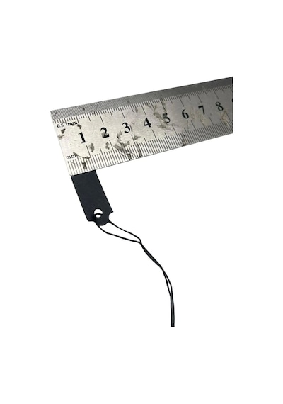 Yerli Üretim Küçük Boy Siyah Renk 2 /1 Cm 80 Adet Karton İpli Fiyat Etiketi Çok Renkli