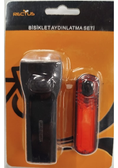 Rectus Ön - Arka Far Stop Seti Usb Şarjlı Rcts-5607 Siyah