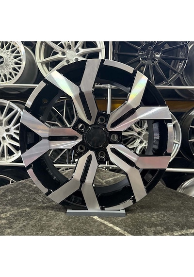 16 İnç 5x114.3 Duster Siyah Elmas Kesim Jant Modeli 4 Adet