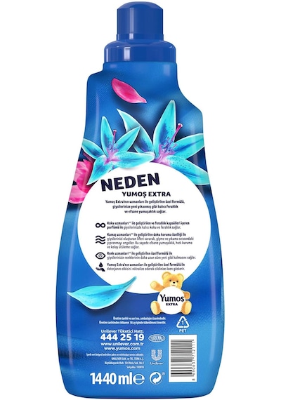 Yumoş Extra Lilyum Yumuşatıcı 1440 Ml Tekli