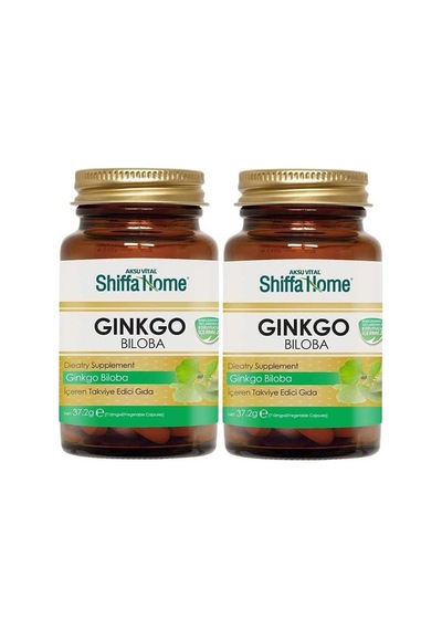2 Kutu Shiffa Home Aksu Vital Ginko Biloba Ginkgo Biloba 60 Kpsl