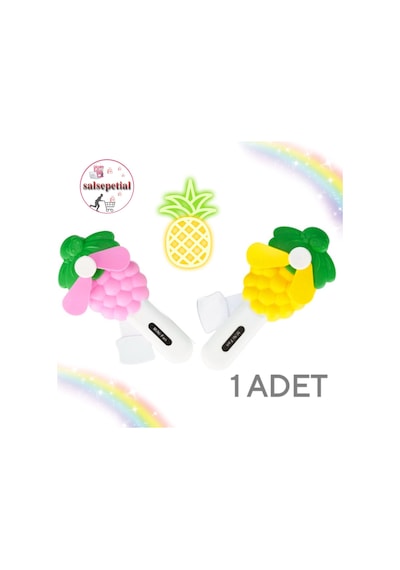 Ananas Mini El Vantilarörü Ananas Mini El Fanı Sevimli Mini Fan