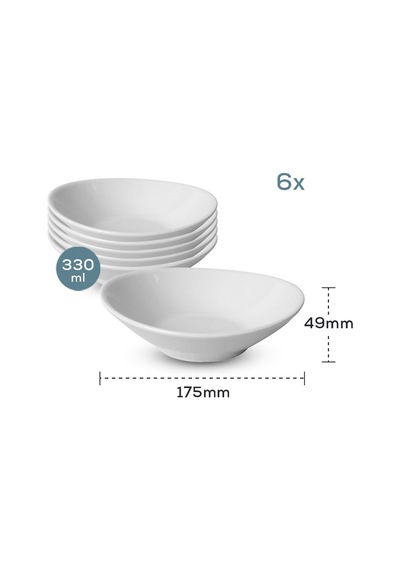Keramika Krem Stella Kase 18 Cm 6 Adet 030