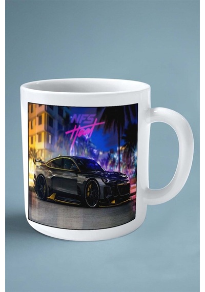 Need For Speed Oyun Baskılı Kupa Bardak Çift Taraflı Baskı Kişiye Özel Model 3 Çok Renkli