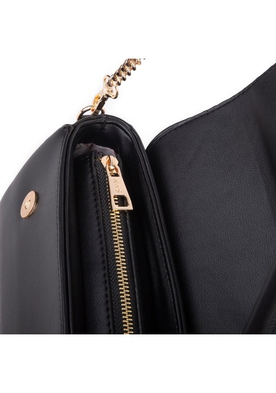 Nas Bag Kadın Sade Şık Omuz Ve Çapraz Çanta En 24 Cm Boy 12 Cm Siyah Diğer