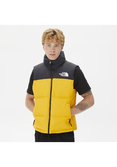 The North Face 1996 Retro Nuptse Erkek Sarı Yelek Düz Nf0a3jqqzu31 Sarı