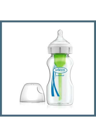 Bezos Geniş Ağız Cam Biberon 270 Ml Yeni Agc