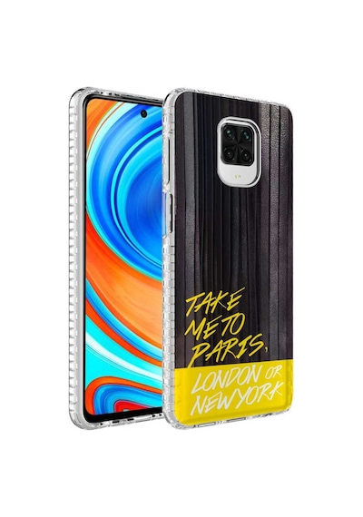 Xiaomi Redmi Note 10 Kılıf Airbag Kenarlı Renkli Desenli Silikon Zore Elegans Kapak NO3
