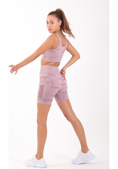 Maraton Active Slimfit Kadın Koşu Lila Şort 818015-lila