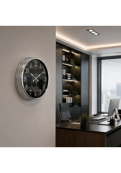 Krom Heritage Aynalı 40 X 40 Cm Duvar Saati
