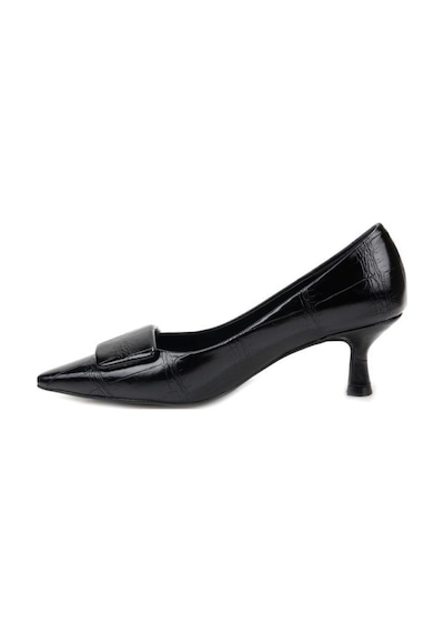 Kuum London K70-8626 Kadın Topuklu Stiletto Ayakkabı Sıyah