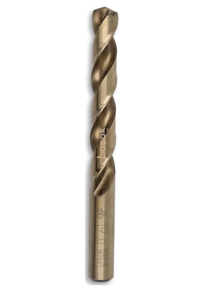 MTE 19,0 mm Paslanmaz Matkap Ucu Altın Seri HSS-E DIN 338